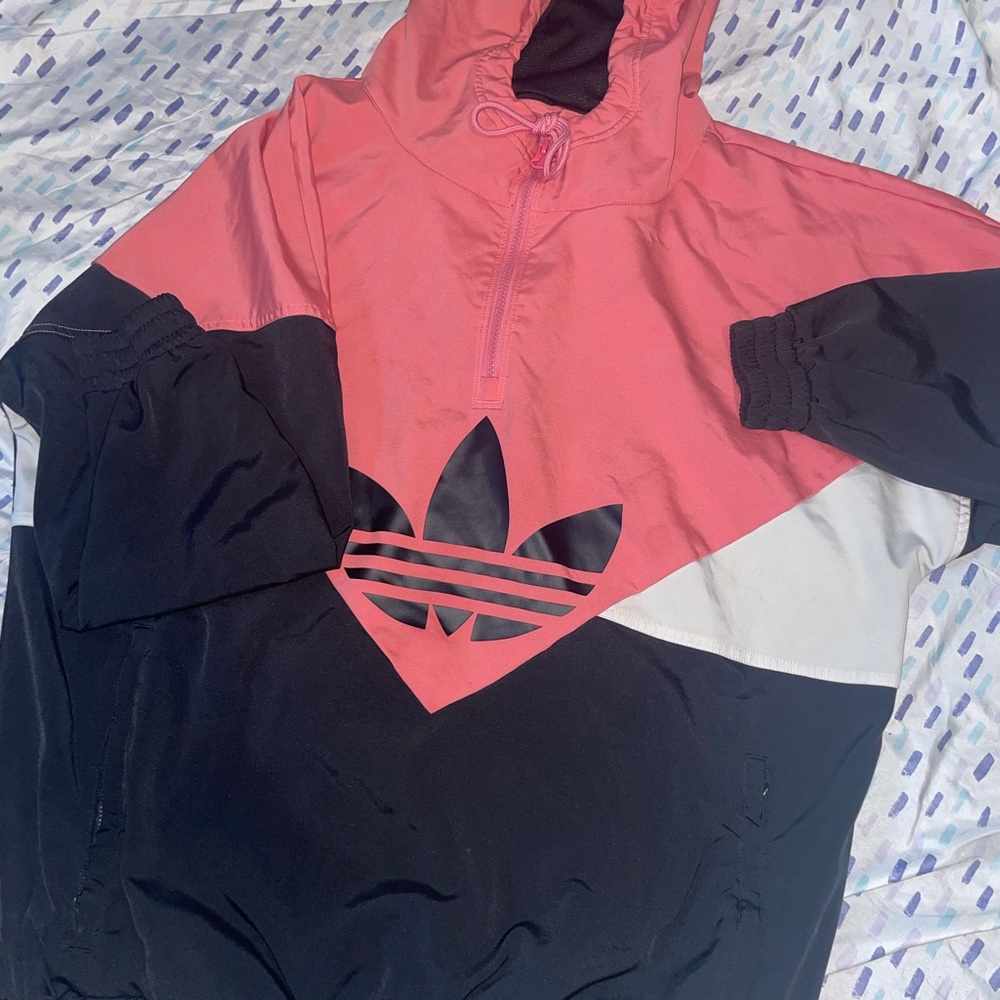 Adidas half zip fleece
